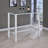  Tolbert Rectangular 47-inch Glass Top Pub Bar Table Chrome