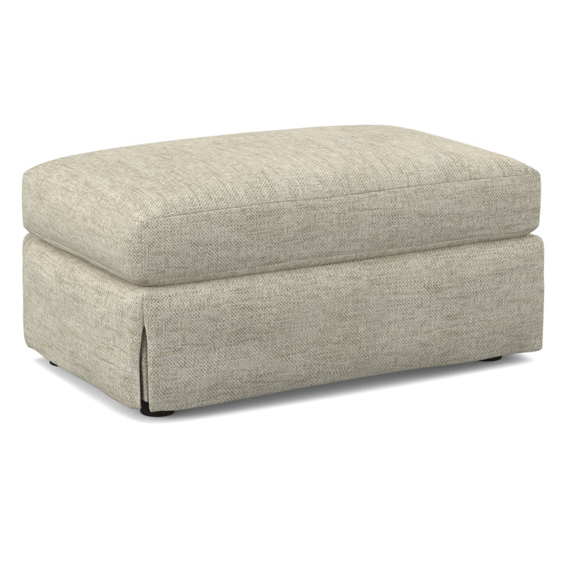 Upholstered Ottoman, Espresso, 61558-61