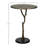 Keadra Aluminum End Table, Deep Gray