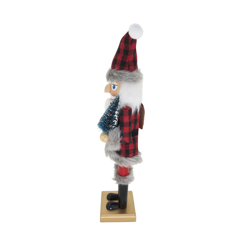 Figurine de père Noël traditionnel casse-noisette