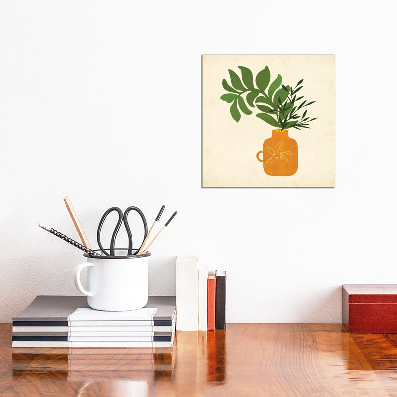 Boho Bouquet by Modern Tropical - Wrapped Canvas Print, 30.48 cm H x 30.48 cm W