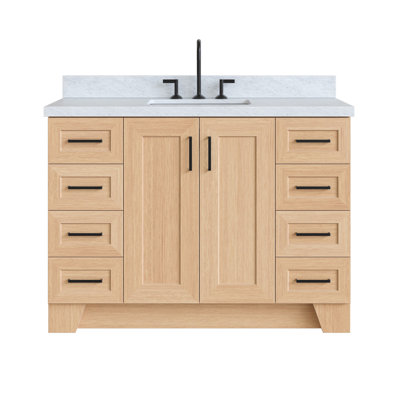 Freitas 48'' Solid Wood Single Bathroom Vanity