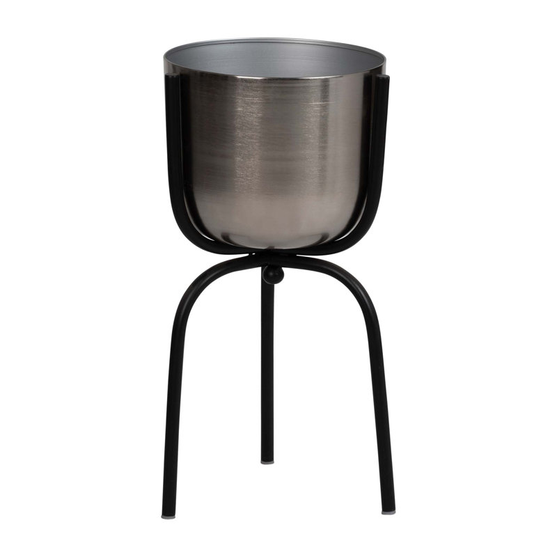 Pot à fleurs en métal Odab, H 20 po x l 10 po x P 10 po