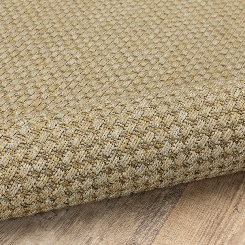 Tapis intérieur et extérieur en polypropylène tissé à la machine Kallas, Rectangle 6 pi 7 po x 9 pi 6 po