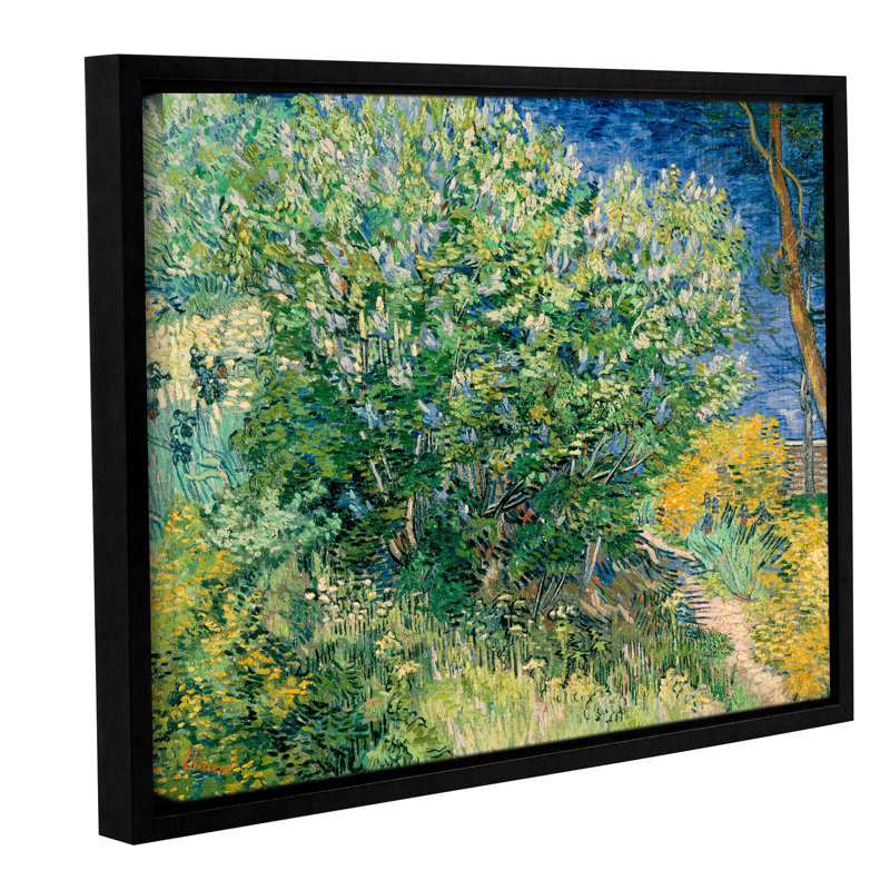 Lilas par Vincent Van Gogh - reproduction sur toile, H 14 po x l 18 po