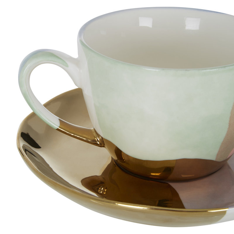 Polk Porcelain Teacup and Saucer