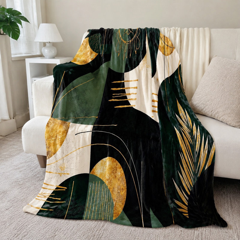 Jeté douillet en flanelle Cozy, L 60 po x l 50 po