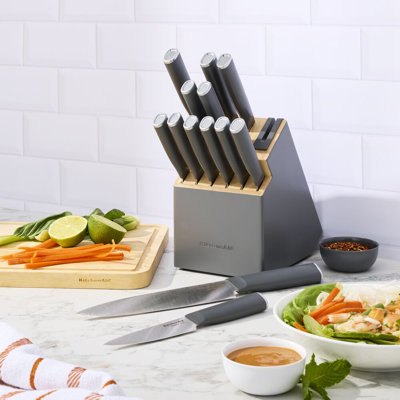 Bloc Kitchenaid Classic deux tons, 14 pièces