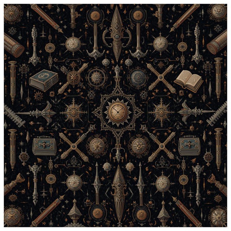 Rideaux de douche Steampunk, L 70 po x H 84 po