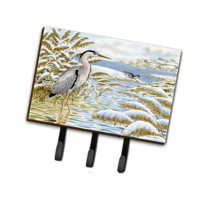 Metal Wall Organizer with Key Hooks