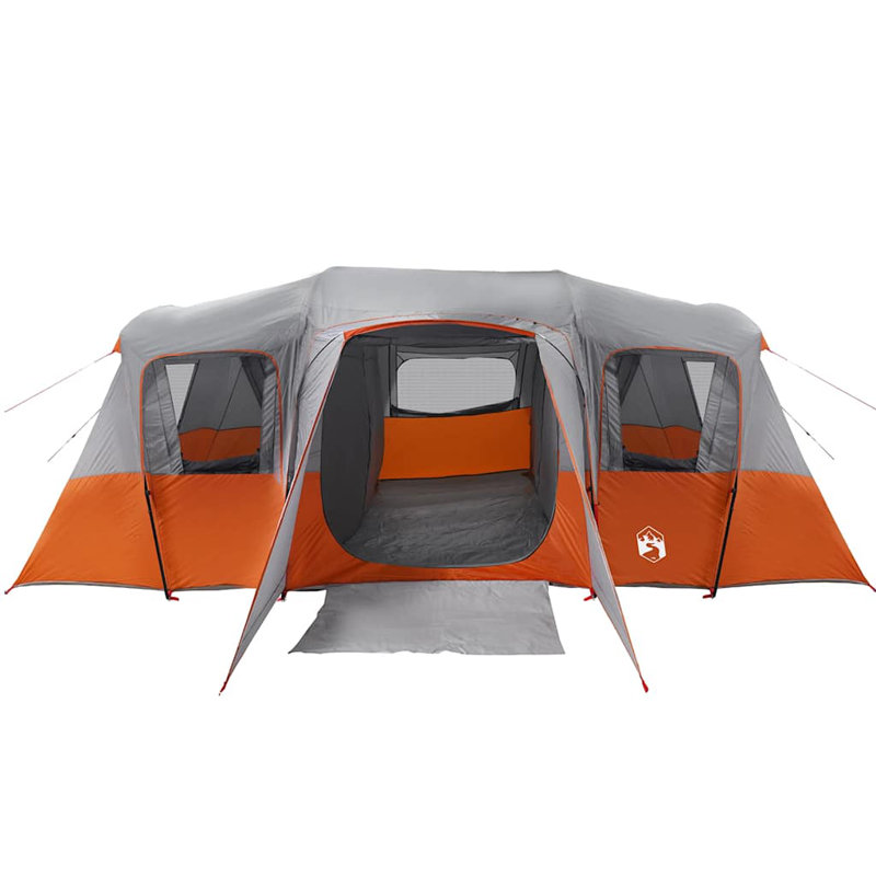 Tente familiale pour 16 personnes Vidaxl, Gris