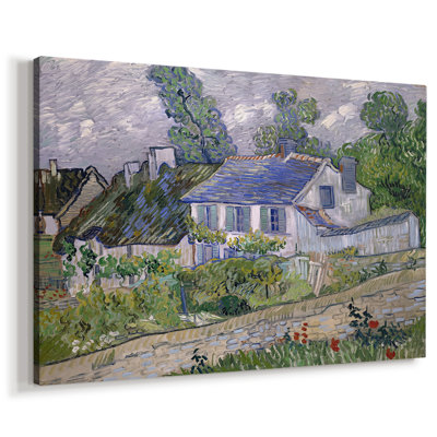 Houses in Auvers-Vincent van Gogh-Gallery Wrapped Canvas-1890