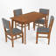 Ensemble repas pour quatre personnes