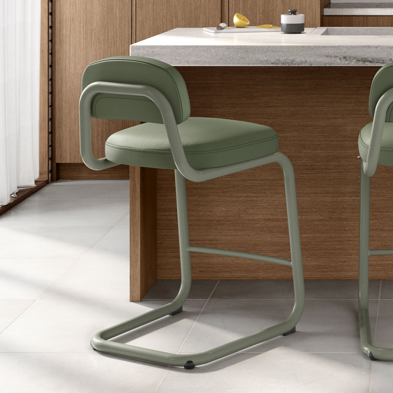 Tabouret de comptoir Amisco Flynn, Vert