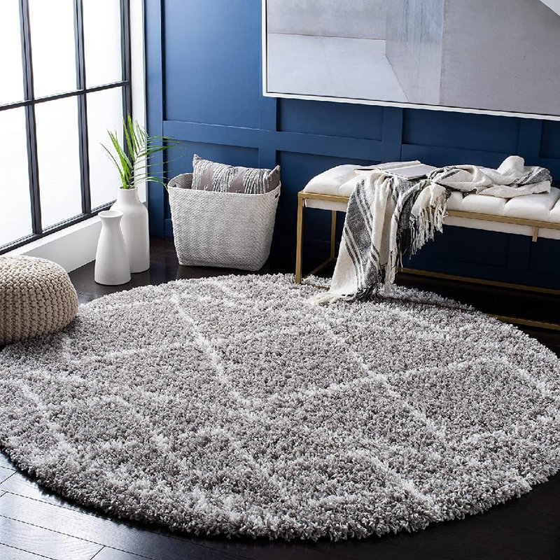 Tapis à poils longs 400 po Gillard Pro Lux, Rond 6 pi 7 po