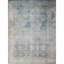 Hand Knotted Wool Oriental Area Rug in Blue/Silver/Rust-1571015359