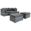 Huntington 4 Seater Rattan Sofa Set
