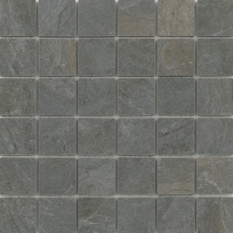 Milestone White 12 in. x 12 in. Matte Porcelain Floor and Wall Tile (10.66 sq. ft./Case), Gray