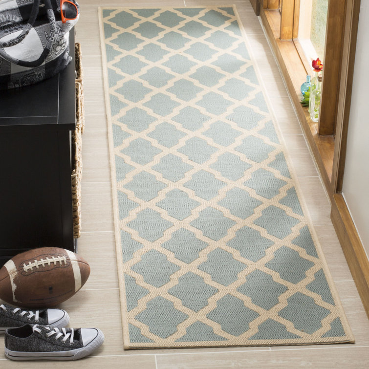 Tapis géométrique performance Ferrill Linden 100