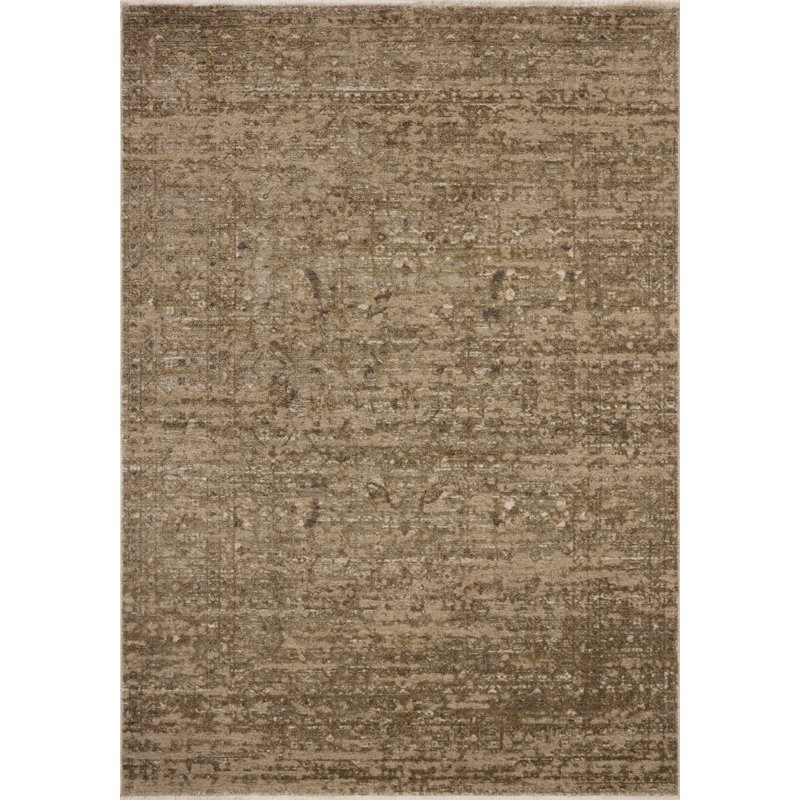 Tapis sauge / sable Loloi Haywood, Rectangle 2 pi 3 po x 3 pi 11 po
