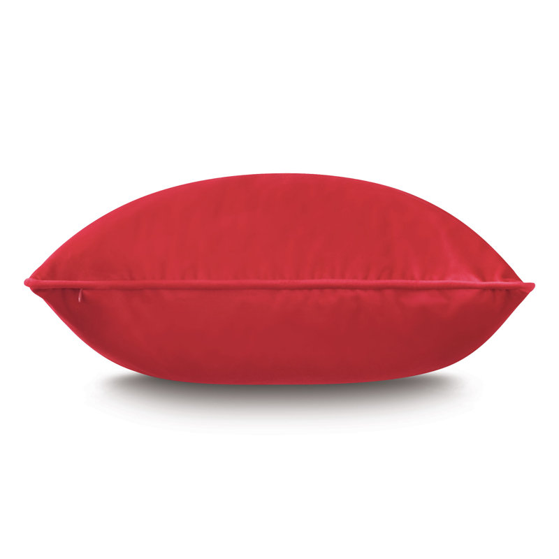 Vesper Square Pillow Cover & Insert, Red