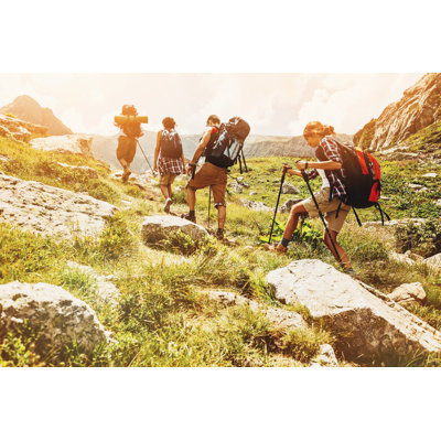 Hikers High in the Mountain par Petar Chernaev