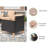 High Quality Patio Garden Polyethylene(PE) Wicker Sofa Chair