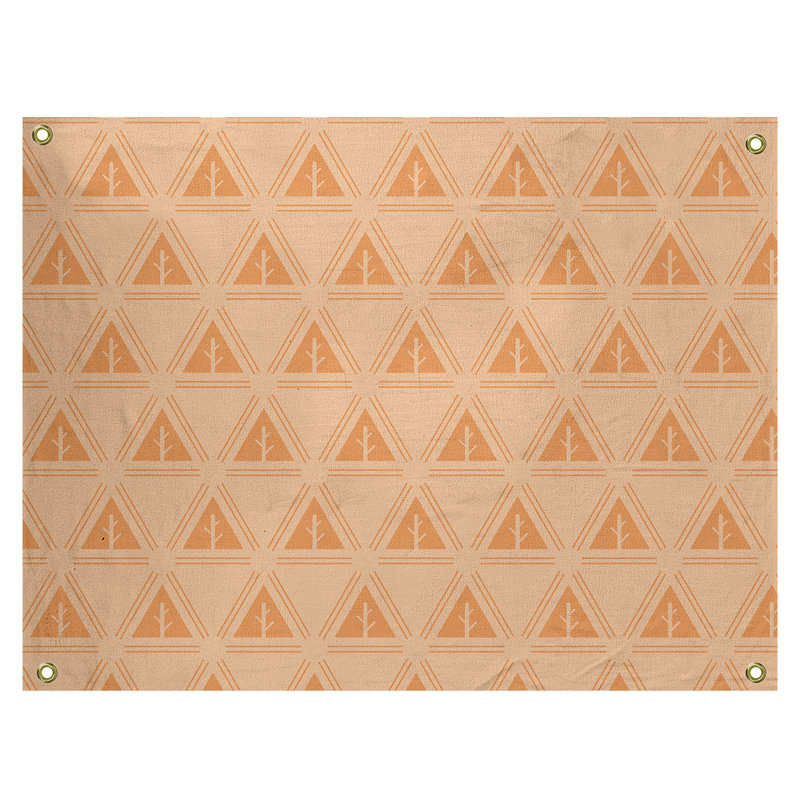 Tapisserie Barbra, H 59 po x l 80 po, Orange