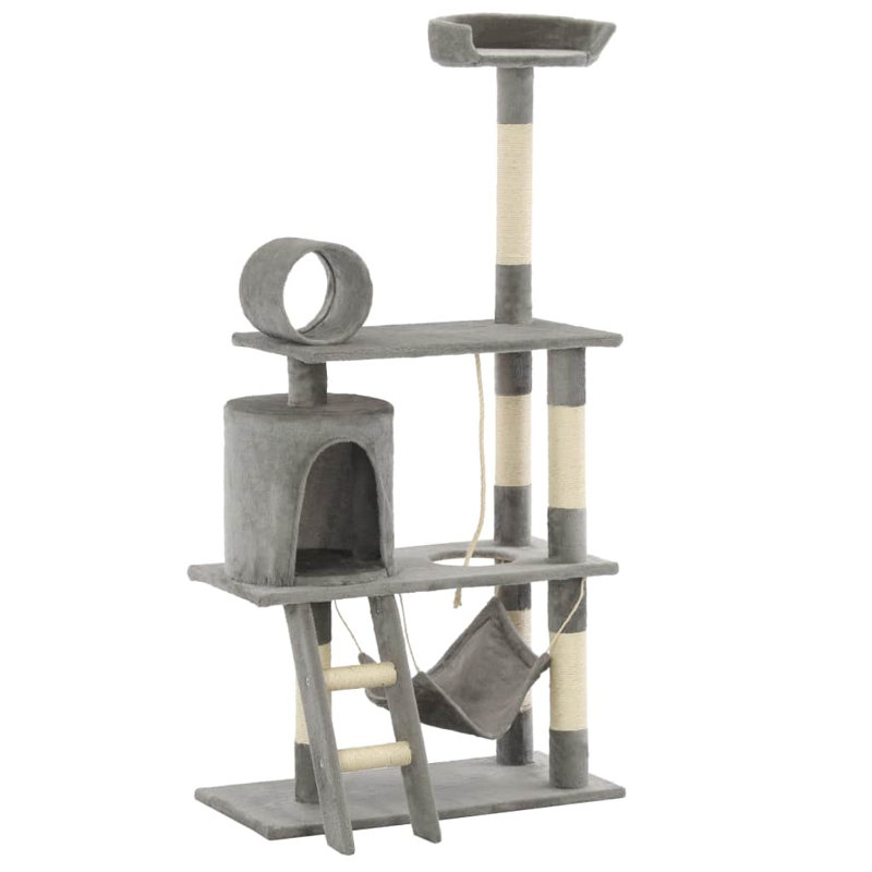 Colm 140cm H Cat Tree, Grey