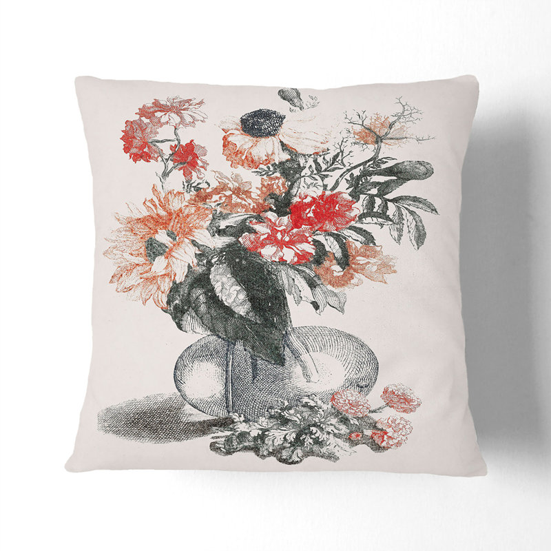 Square Throw Cushion, Stone, 40cm H x 40cm W x 15cm D