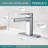 Xander Single-Hole Bathroom Faucet with Drain Assembly-27474950