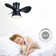 Sirius Indoor Black Flush Mount Ceiling Fan With LED Light Bulbs With Remote Control