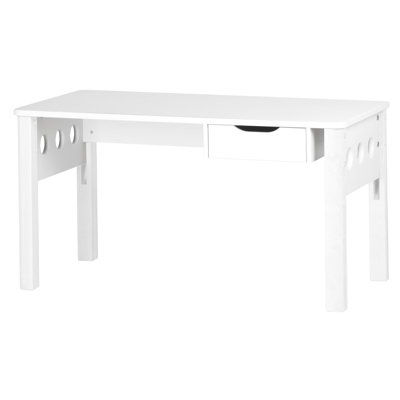 White 122cm Writing Desk