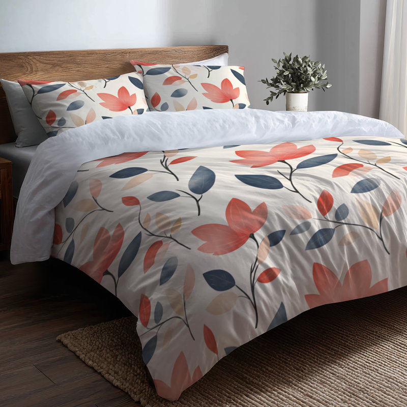 Ensemble de housse de couette et coussin décoratif Boho Bedding, Housse de couette simple et deux taies décorative