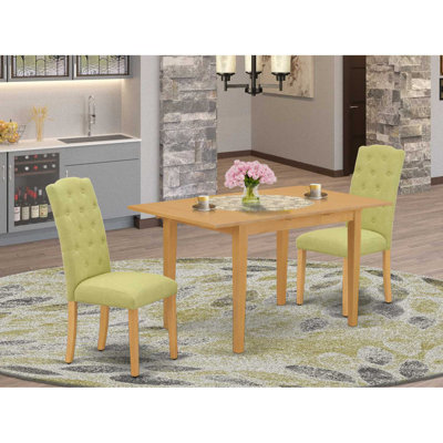 Alyssya Solid Wood Top Four Leg Dining Set