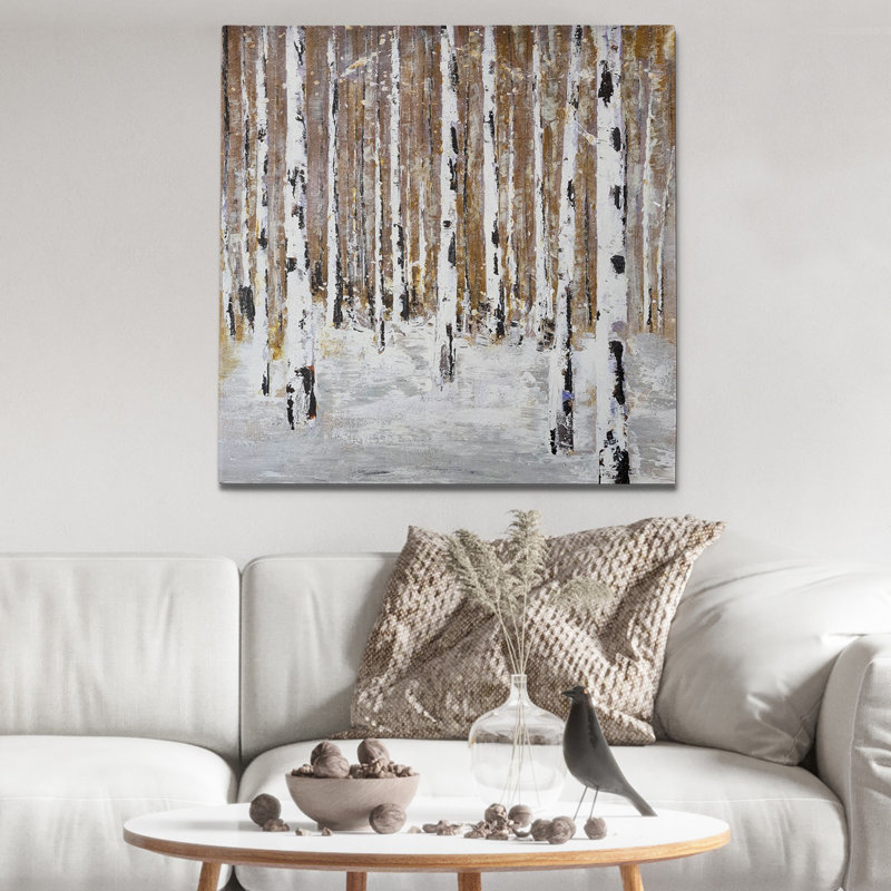 Elena - peinture sur toile tendue, L 55 po x H 55 po