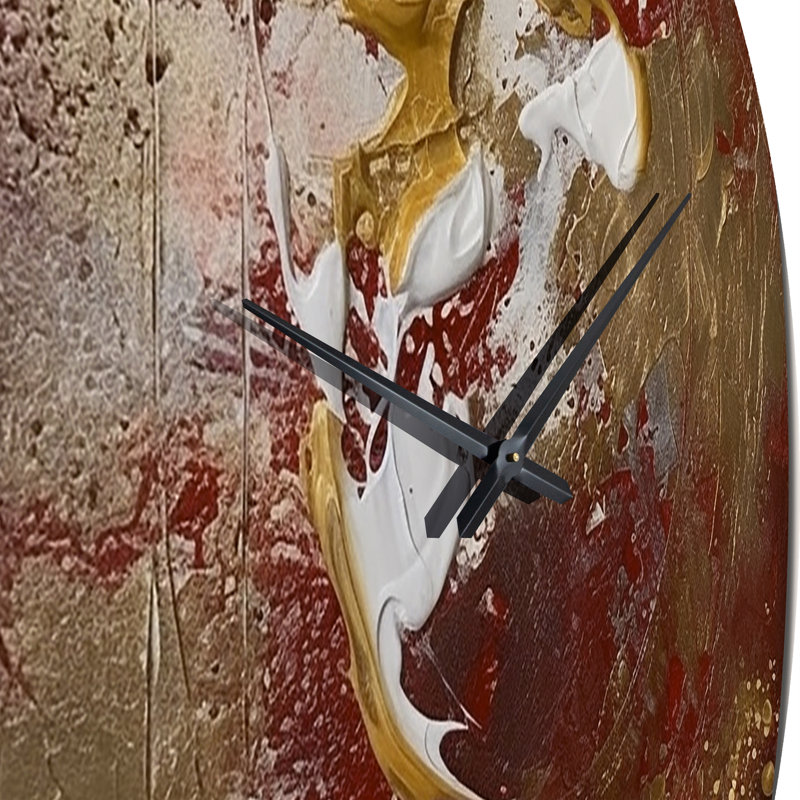 Horloge murale en métal antique, Petit