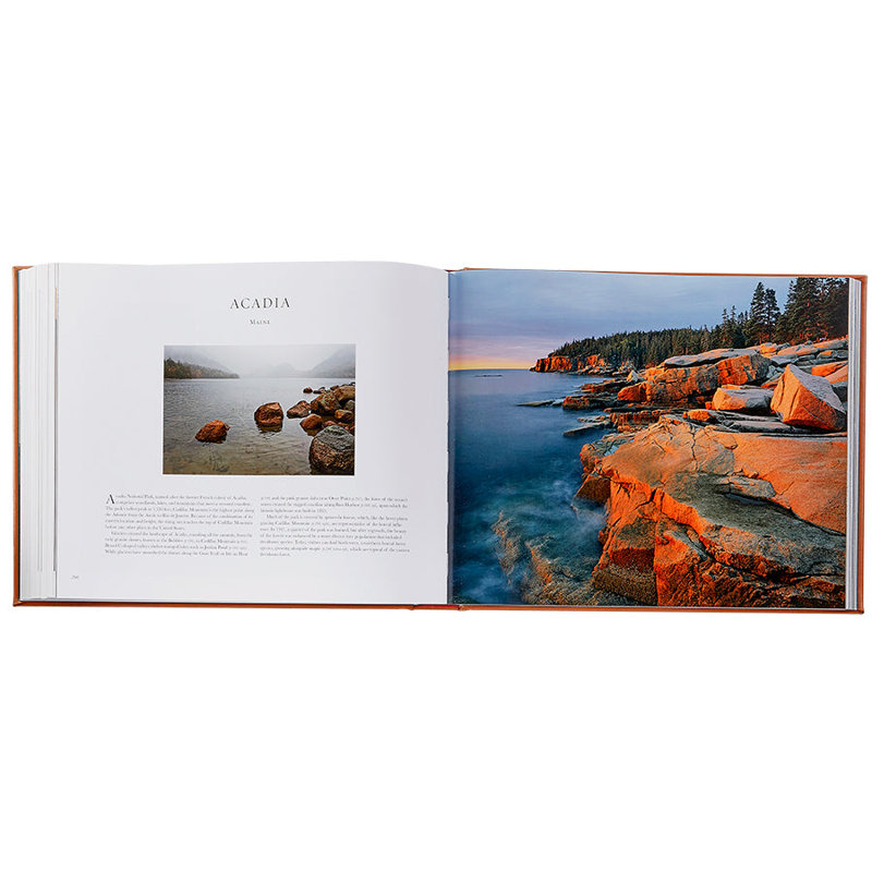 Graphic Image Treasured Lands, CoffeeTable Book, Leather, Tan