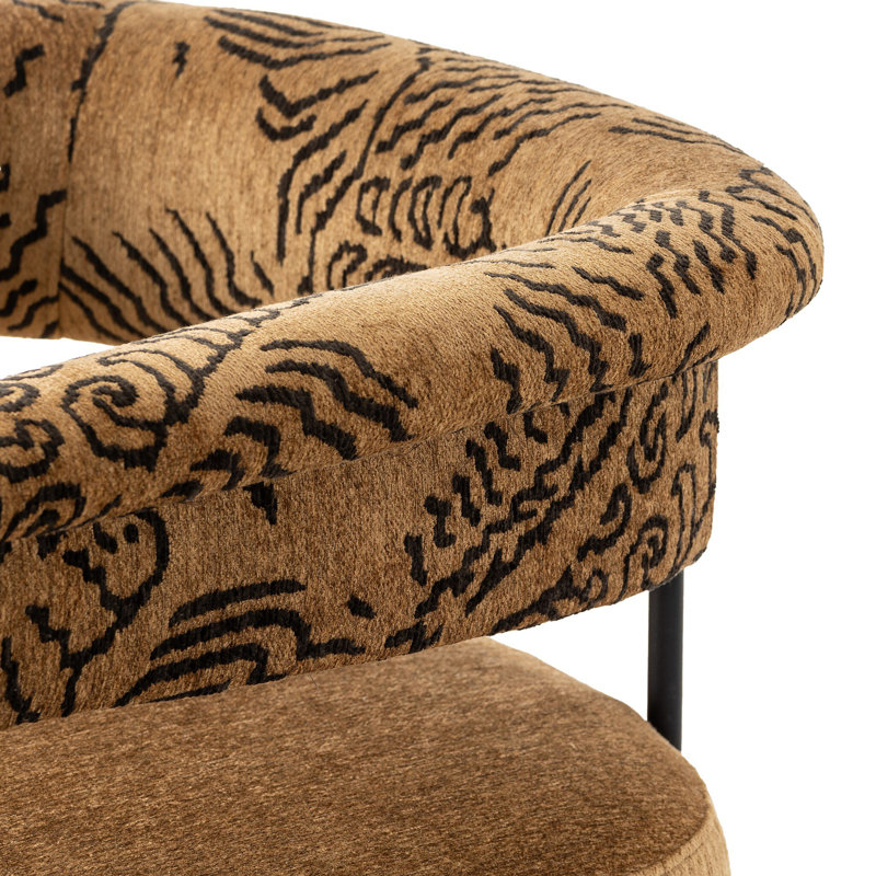 Grayson Counter and Bar Stool, Counter Stool (26.5" Seat Height), Brown, Abstract