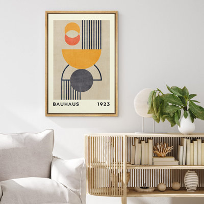 Oeuvre classique moderne Mid Century Boho Bauhaus