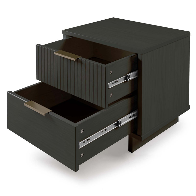 Ensemble de commode configurable Laureli, Gris foncé