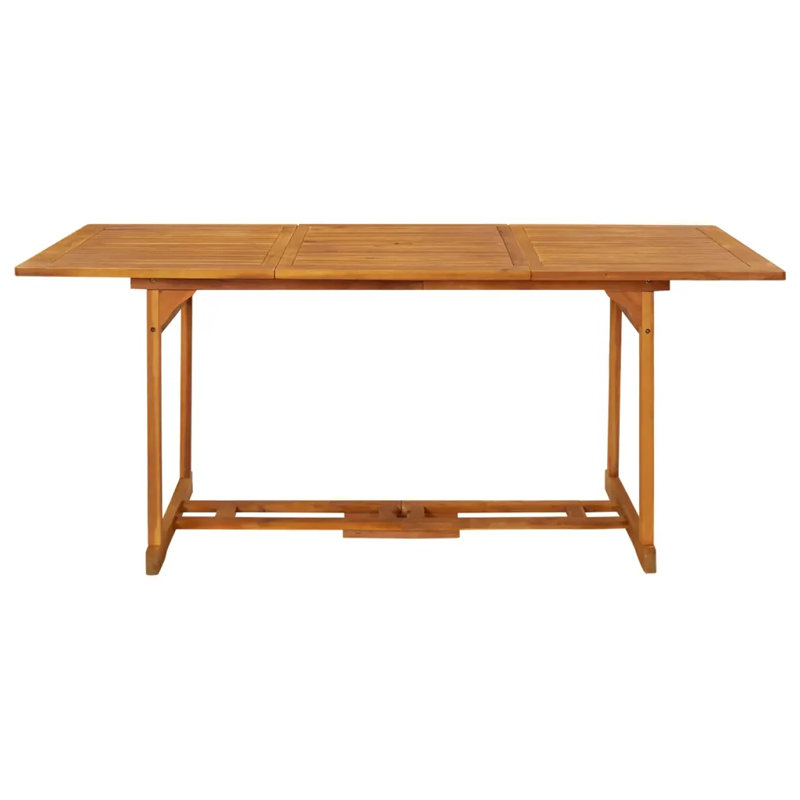 Menachem Acacia Outdoor Dining Table , cm W 90cm cm D, 75cm H x 180cm W x 90cm D