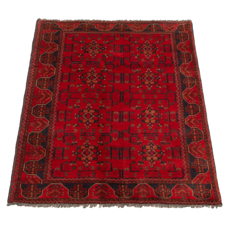 Tapis rouge 4 pi 1 po x 6 pi 5 po Finest Khal Mohammadi