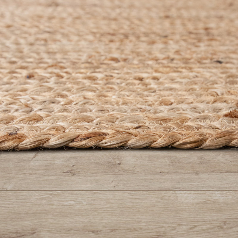 Penalosa Uniform Color Jute / Sisal Area Rug, Rectangle 80 x 150cm
