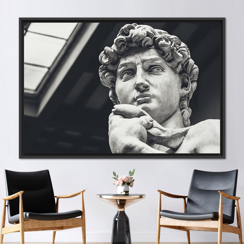 Print on Canvas, 20 cm H x 30 cm W, Black Floater Framed