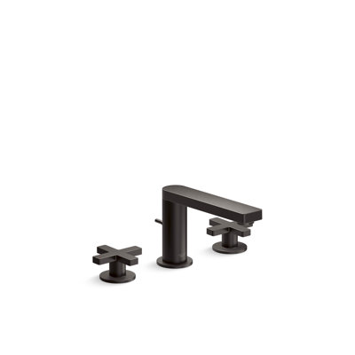 Composed Widespread Bathroom Sink Faucet With Cross Handles, 1.2 Gpm