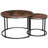 Oryan Frame Nesting Tables Set - 2-Tier Storage End Tables, Space Saving-504316313-504316294