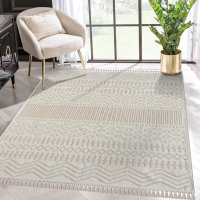 Indoor Area Rugs Low Pile Bedroom Rug Non Slip Floor Mat Washable Carpet Pads for Living Room A023