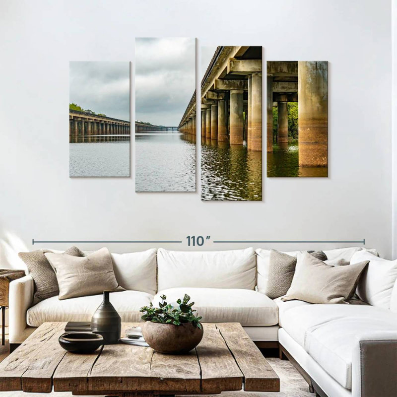 Pont Alvord Atchafalaya Basin, H 54 po x l 84 po