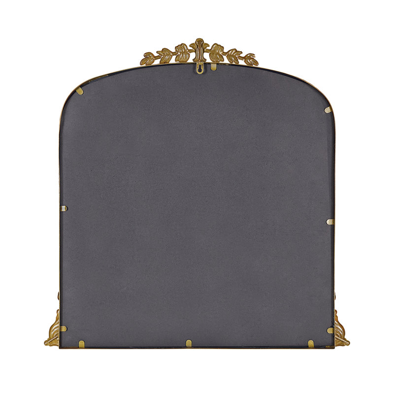 Ulises Metal Arch Mirror, 180.34 cm H x 180.34 cm W, Gold